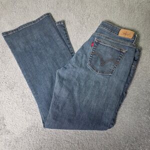 Levi's Womens 12 Medium 515 Bootcut Jeans Blue Medium Wash Stretch Denim
